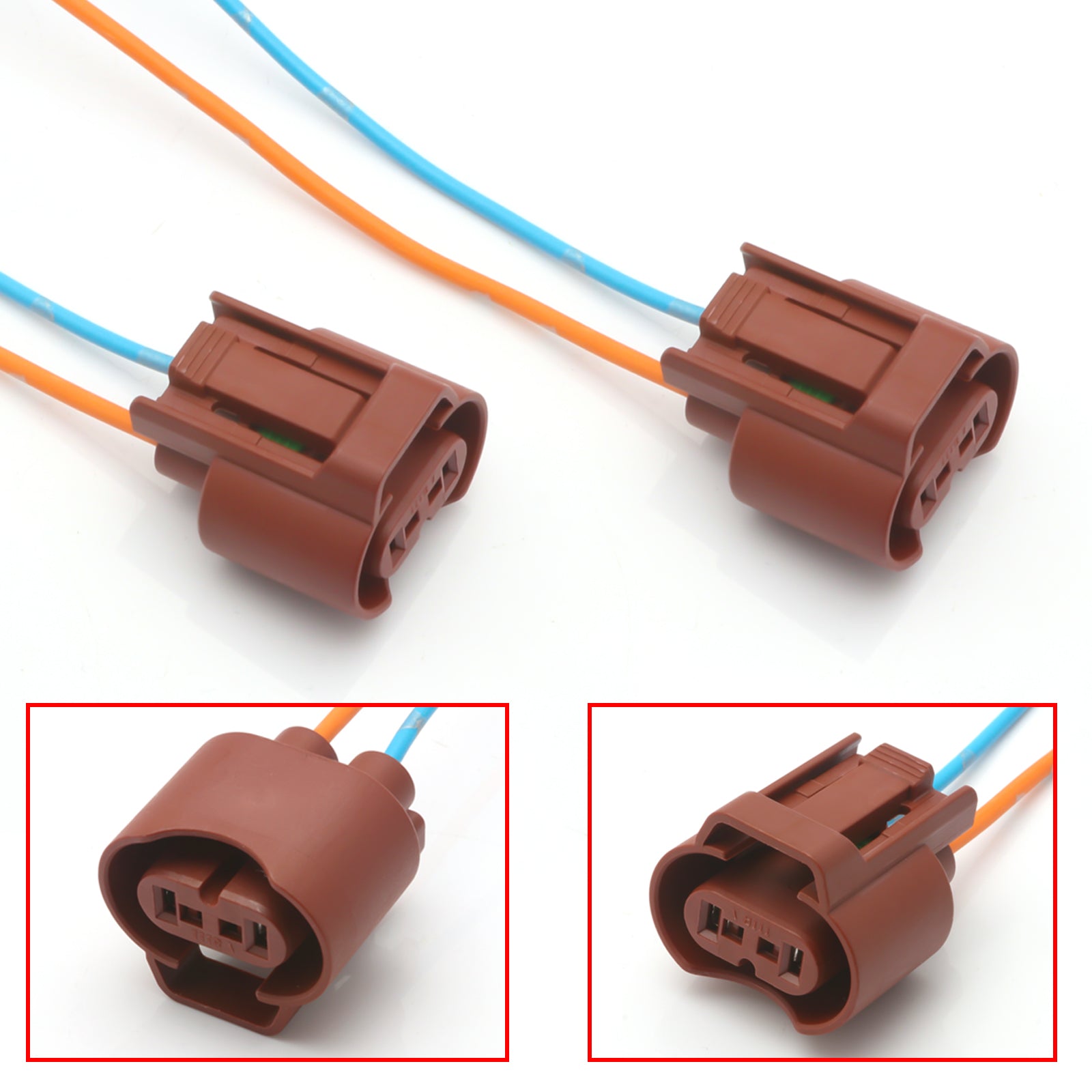 Hb4 Socket Wire Pigtail Female U 9006 HB4 Two Harness Head Light Plug Socket Bulb ...