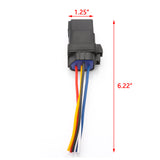 5-Pin SPDT Automotive Relay Switch Wires + Harness Socket Waterproof 30A/40A 12V