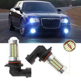 H10 9145 9140 9050 106-SMD CREE LED DRL Fog Lights Driving Bulbs DRL Daytime Running Lamps White/Ice Blue