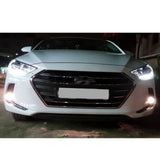 LED Fog Light Bulb White 6000K Upgrade Kit for Hyundai Veloster 2012 2013 2014 2015 2016 2017