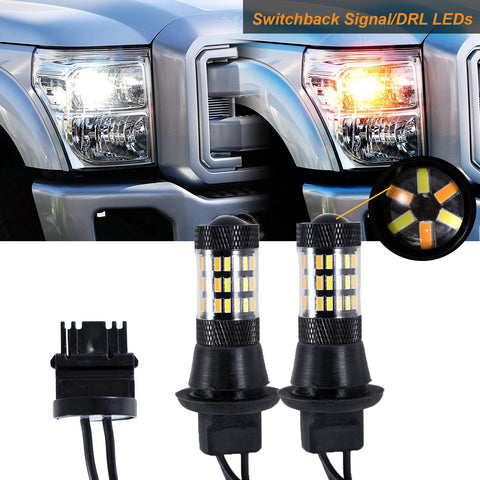 3156 T25 Switchback Kit Dual-Color LED For Turn Signal Lights / Daytime Running