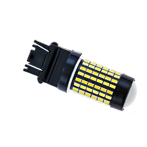 Dual Color White Amber 7443 7444NA 120 SMD Switchback LED Bulbs for Front Turn Signal Lights