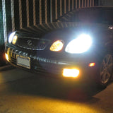 6000K Xenon White\ 3000K Gold Yellow 12-SMD 3030 H11 H9 H8 Cree LED Bulbs for 2006-17 Honda Civic CR-V Fit Fog Light Driving