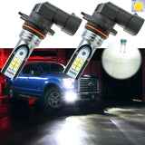 6000K Xenon White\ 3000K Gold Yellow H10 9145 CREE LED Bulbs for 2002-2017 Ford F-150 Buick Chevrolet Fog Driving Lights DRL