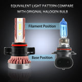 H16 5202 LED Fog Driving Light Bulb with Super Bright COB LED Chips Replace for Daytime Running Light DRL Fog Light Lamp Bulbs, 8000K Ice Blue