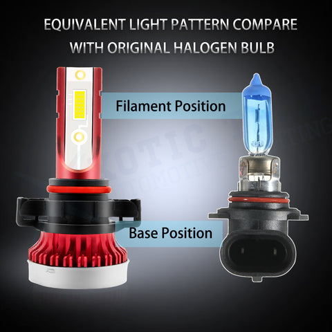 6000K 5202 H16 LED Fog Light Bulbs For GMC Sierra 1500 2007-2015 Yukon XL 2007-2013