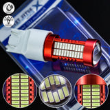 New 7443 7440 T20 LED Bulbs 106 SMD with projector lens for Brake Turn Signal Light Lamp[Amber\Red\White]