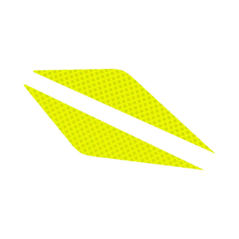2pcs for Honda CR-V CRV 2017-2021 Yellow Headlight Eyebrow Eyelid Reflective Sticker Trim, Styling Headlamp Eye Lid Warning Safety Reflector Overlay Decal