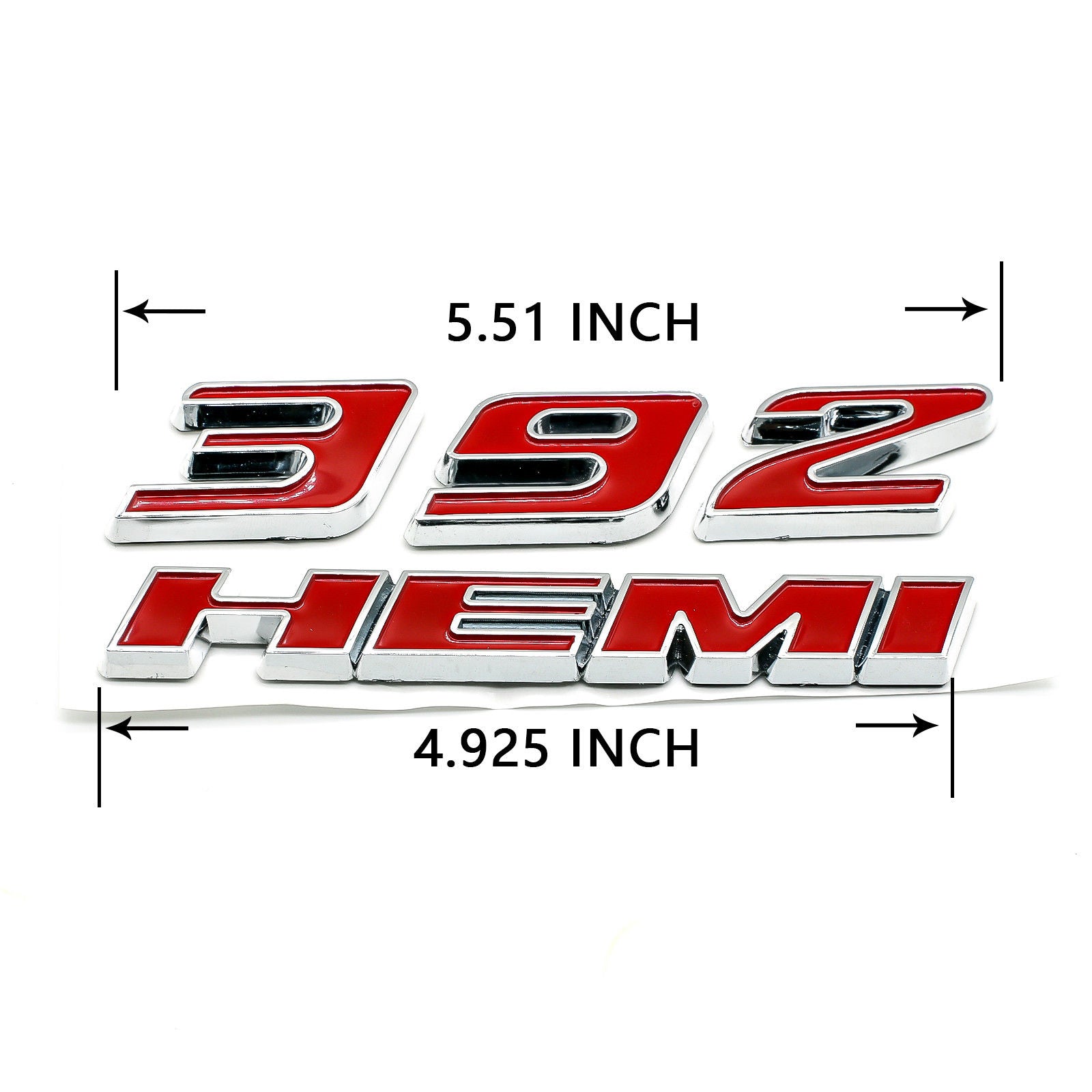 2pcs 392 HEMI Emblem Badge Plate Decal with Stickers for Dodge Challen ...