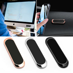 Rose Gold/Black/Silver Mini Strip Magnetic Multifunction Car Mount Cell Phone Holder Stand Dashboard Compatible with iPhone 11 Pro Max / 11 / XS Max/XS / 8/7, Samsung Galaxy S10+, Google Pixel 3 XL, and More