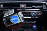 Car Cigarette Lighter Replacement, NITROUS Button 12V Accessory Push Button Fits Most Automotive Vehicles (Blue)