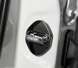 Black Stainless Steel Car Door Lock Cover Protector Trims 4pcs for Honda Accord Sedan 2007-up