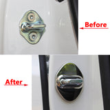 Chrome Stainless Steel Car Door Lock Cover Protector Trims 4pcs for Honda Accord Sedan 2007-up