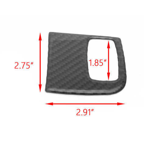 Carbon Fiber Engine Start Key Frame Cover Trim Decal For Audi A4 B8 A5 8T S5 2008-2015