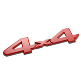 4x4 Red Badge Emblem For Toyota Tundra Rear Tailgate Door 4WD Fender Sticker