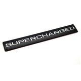 1pc SUPERCHARGED Emblem Tailgate Side Fender Badge Sticker for Land Rover Black