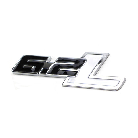 1X Metal Door Fender 6.2L Badge Emblem Sticker Ford F-150 F-250 F-350 F-Series[Black White \ Black \ Red \ Black Red]