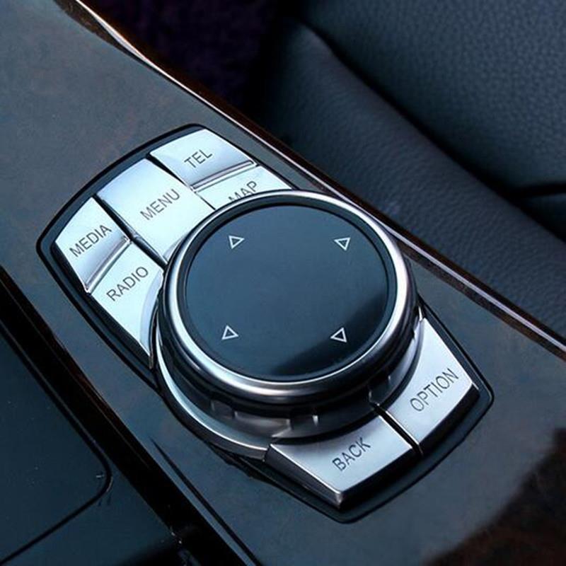 IDrive Car Multimedia Buttons Cover Aufkleber Für BMW 3 5 Series