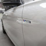 1 Set /// Performance Sports Door Window 3D Decal Emblem Sticker For BMW E60 E90 F30 F10 X1 X5