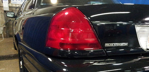 Police Interceptor Badge Metal Rear Side Emblem for Ford Explorer Crown Victoria