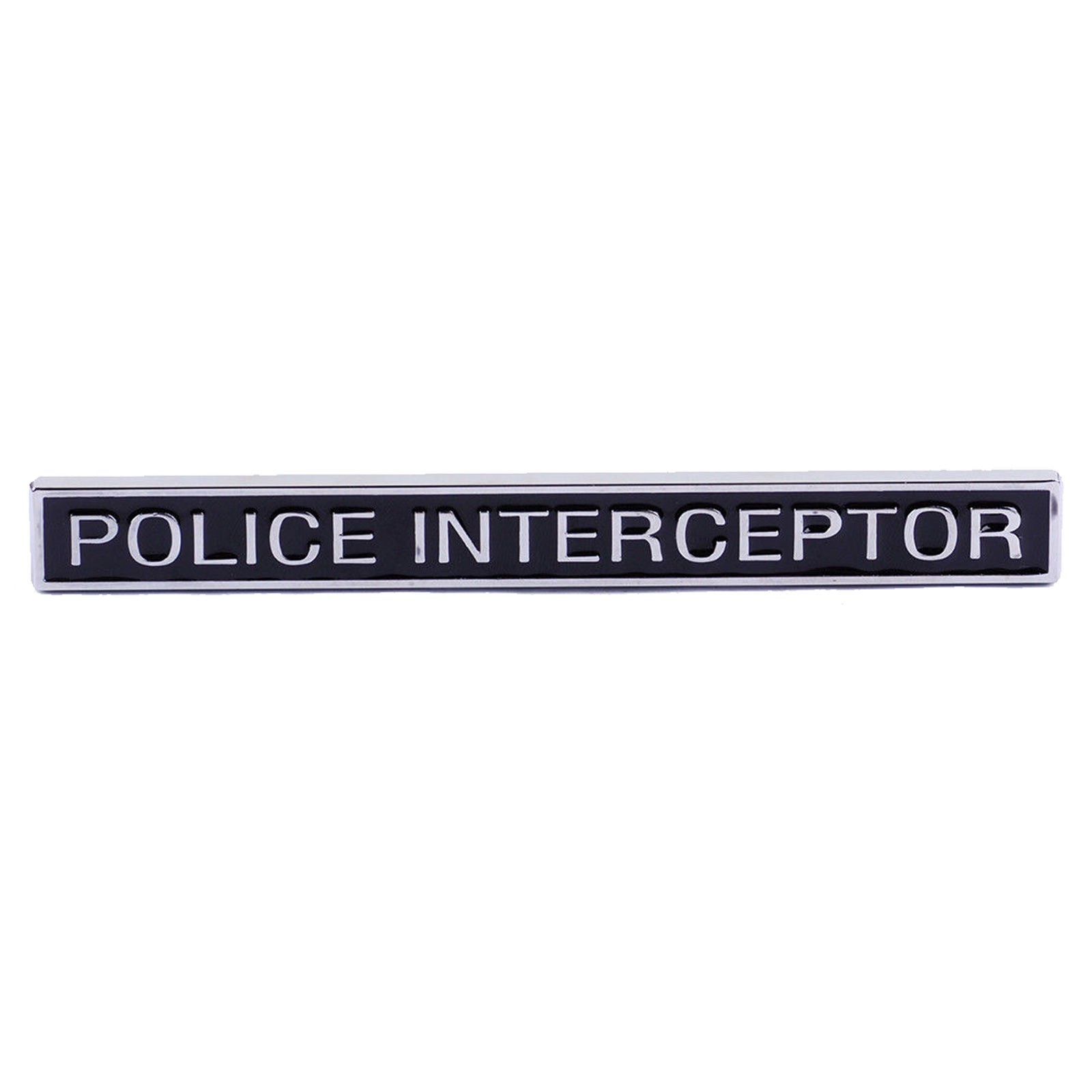 Police Interceptor Badge Metal Rear Side Emblem for Ford Explorer Crow ...