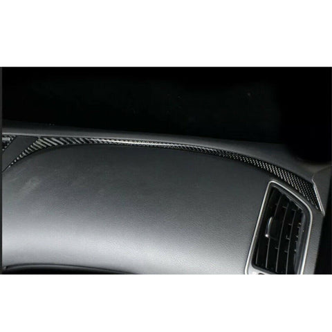Left+Passenger Side Dashboard Trim Decal Carbon Fiber For Infiniti Q50 Q60 14-23