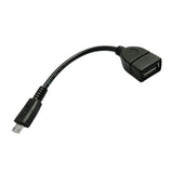 1x Micro USB OTG Host Cable Adapters Male to USB 2.0 Female for Android Phone Samsung Galaxy Tablet
