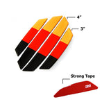 Germany Flag Style Car Side Door Edge Protection Trims Stickers For Euro Car