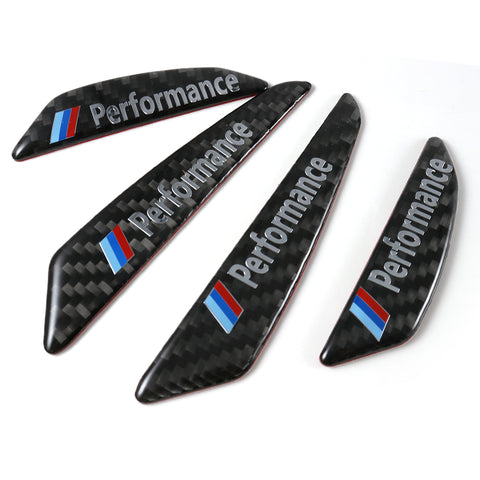 M Performance Strips Carbon Car Side Door Edge Guard Protection Stickers fit BMW (two styles)