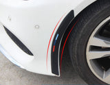 M Color Sporty Soft Fender Flare Arch Wheel Eyebrow Protector Strip For BMW