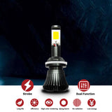 2x LED Driving Fog Light Bulbs Strobe Flashing Golden Yellow 880 890 892 893 899