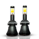 880 881 Dual Color 6000K White 3500K Yellow Switch COB LED Bulbs Fog Light Lamps