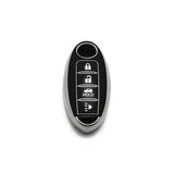 Black Remote Key Fob Shell Cover Case Protector w/Keychain For Nissan Altima Maxima Sentra