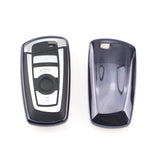 Glossy TPU Remote Smart Key Cover Fob Case Shell Cap Fit BMW 1 3 4 Series[Silver/Gold/Pink/Black]