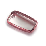 Glossy TPU Remote Smart Key Cover Fob Case Shell Cap Fit BMW 1 3 4 Series[Silver/Gold/Pink/Black]