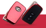 Red Glossy TPU Smart Key Cover Case FOB Shell Holder for Lexus IS GS LS ES NX RCss