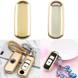 Soft TPU Remote Keyless Fob Cover FOB Holder Case For Mazda 2 3 6 CX-7 MX-5 CX-9 RX-8[Silver\ Blue\ Black\ Red\ Rose Gold\ Gold]