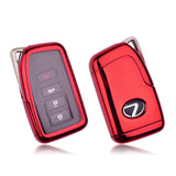 Full Cover Sport Red TPU Smart Entry Key Fob Case For Lexus RX IS GS LS SC NX ES