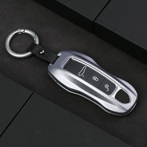 Silver Aluminum Remote Key FOB Protectors For Porsche Panamera G2 2017-2019 2020