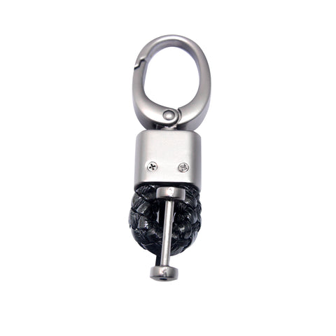 Black TPU Remote Smart Key Fob Shell Holder w/ Keychain For BMW 2 3 5 6 7 Series