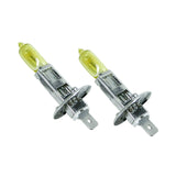 2x Pure Amber H1 55W Halogen Light Bulbs For Headlamp Direct Replace