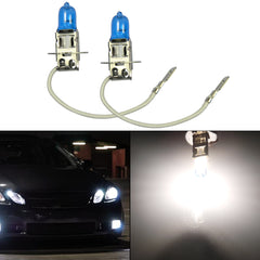 2x H3 Halogen Fog Driving Light Bulb Conversion Kit Super Bright 6000K White 55W