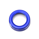 Blue Interior Volume Switch Button Knob Ring Trim For Mercedes A B C E CLA Class