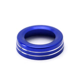 Blue Interior Volume Switch Button Knob Ring Trim For Mercedes A B C E CLA Class