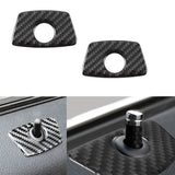 Carbon Fiber 4 Door Lock Knob Pins with Decals Universal Fit BMW 1 3 5 7 X1 X3 X5