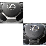 Steering Wheel Carbon Fiber Add On Sticker Trim for Lexus IS250 CT200h 14-18