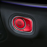 Red Engine Start Stop Button Surrounding Ring ON/OFF Button Cover For Mercedes GLE GLS Class