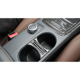 For Mercedes Benz A180 CLA GLA Carbon Fiber Interior Water Cup Holder Decal Trim
