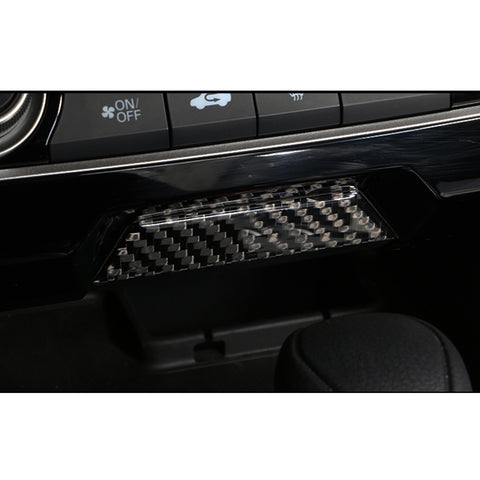Carbon Fiber Inner Console Center Storage Box Decal Trim For Honda Civic 16-2020