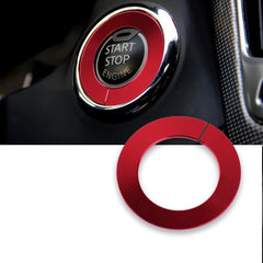 RED / BLUE / Purple engine start stop push button knob key switch decor ring trim for Infiniti